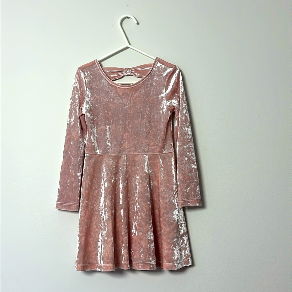 Pink Velvet Dress